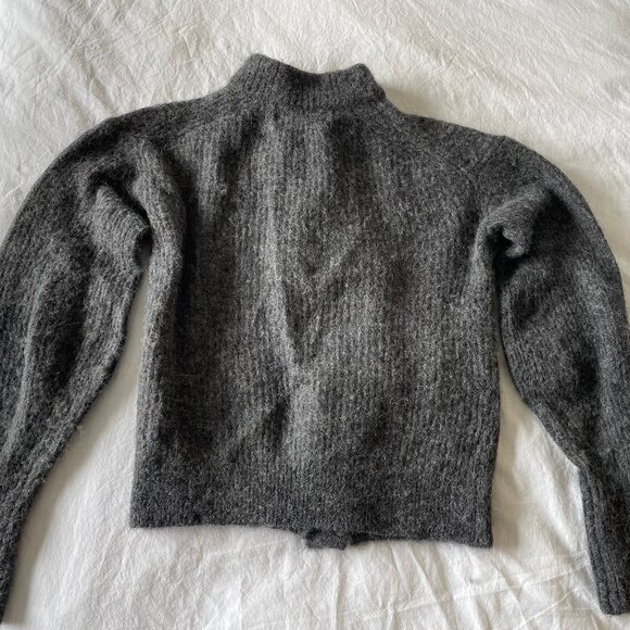 Everlane The Alpaca Crop Cardigan Sweater XXS - Picture 2 of 2